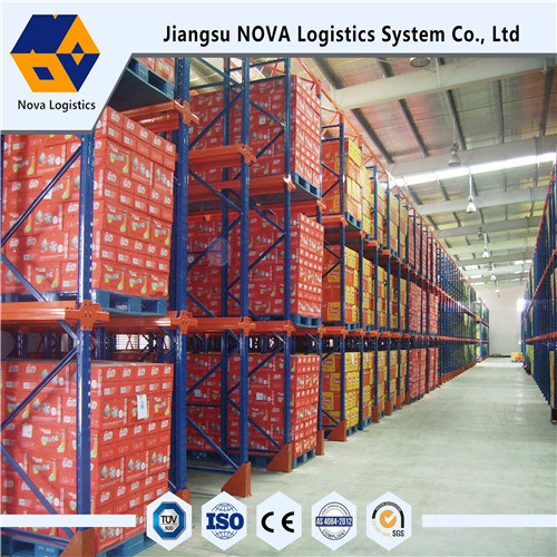 Étagère à support simple et double pour entrepôt de stockage robuste