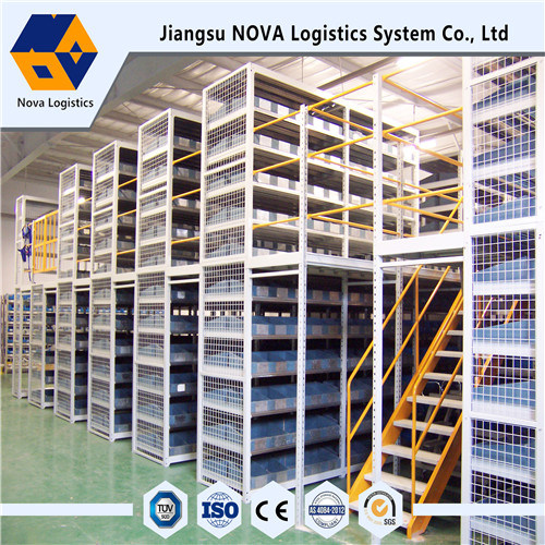 Mezzanine de plate-forme en acier de stockage largement utilisée