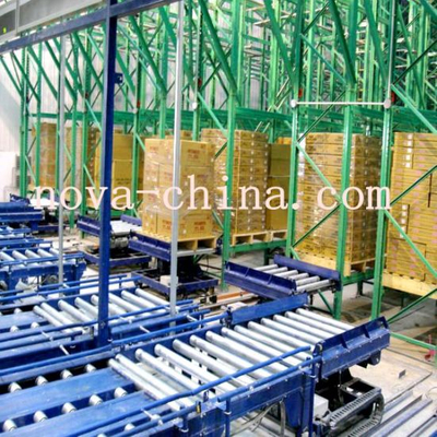 Système de stockage et de récupération automatique avec équipements logistiques